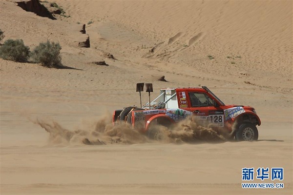 Off-road racing rally in Inner Mongolia