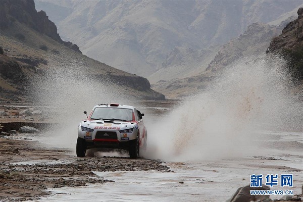 Off-road racing rally in Inner Mongolia