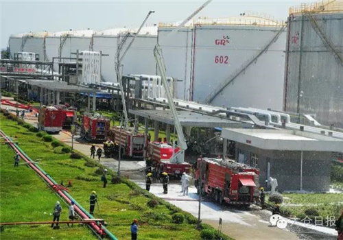 Joint fire drill held at Taicang Port