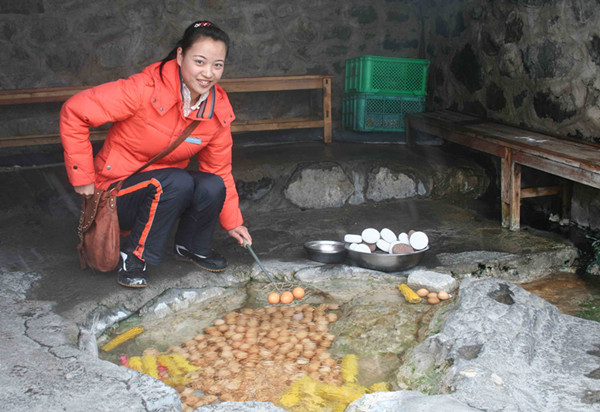 Hot Springs in Changbai Mountains