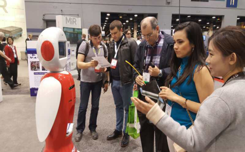 SIASUN robots displayed at Automate 2017