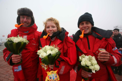 Team Finland arrives in Qingdao