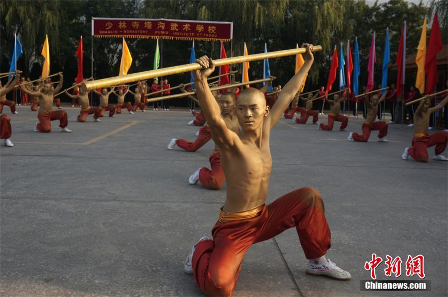 11th Zhengzhou International Shaolin Kung Fu Festival kicks off in C China