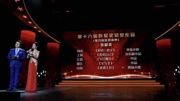 Shandong opera wins Wenhua Award