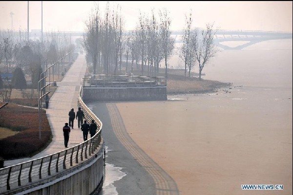 Cold weather hits China's Shanxi