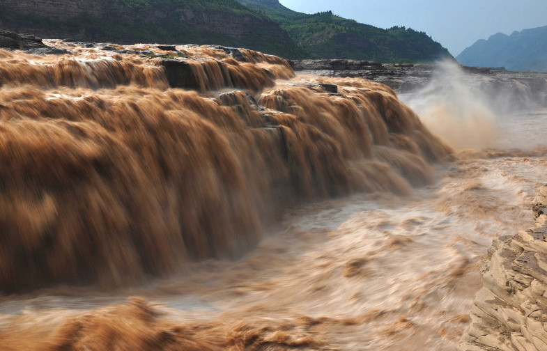 Yellow River churns with seasonal rainfall