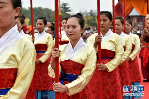 Ancestor worshiping ceremony takes place in Shanxi