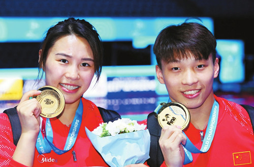 Shanxi embraces its first world diving champion