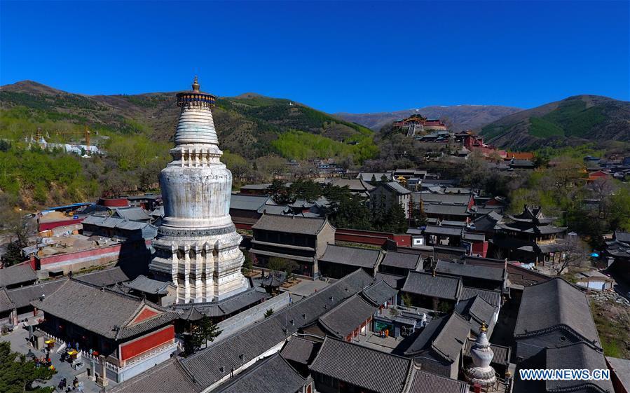 Temples on Mount Wutai in N China's Shanxi