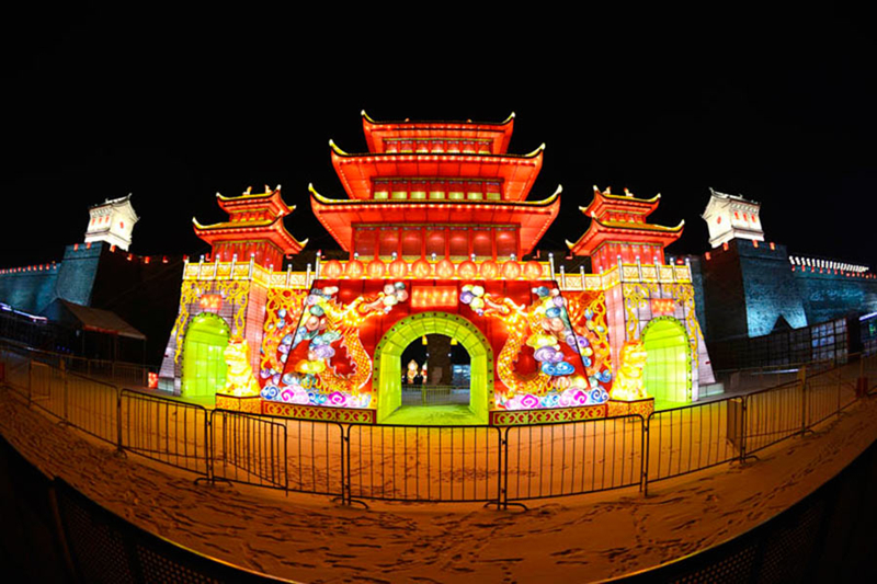 Lantern worth millions light up Shanxi county