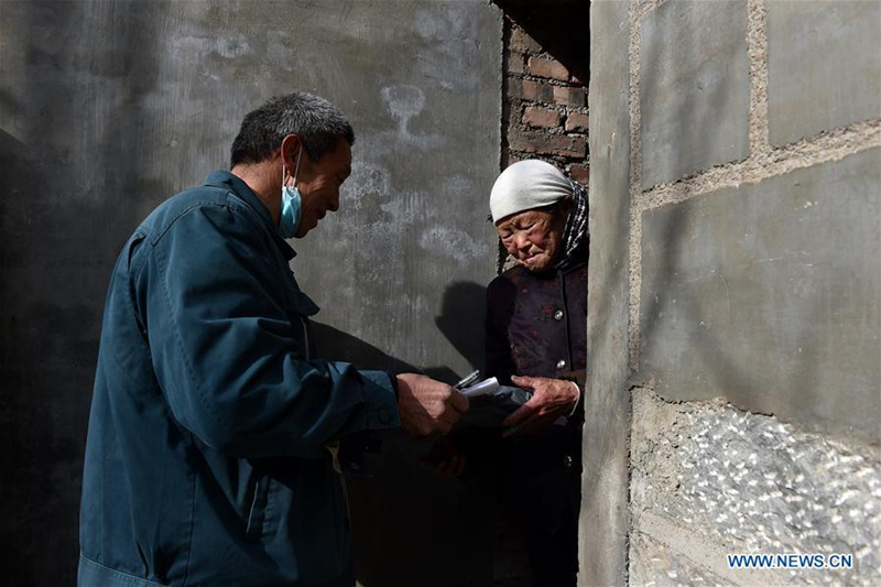 60-year-old postman working in mountainous area for 30 years