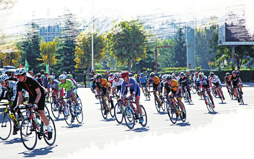 Cycling tournament opens in Linfen