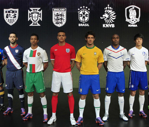 World Cup 2010 soccer kits unveiled in London