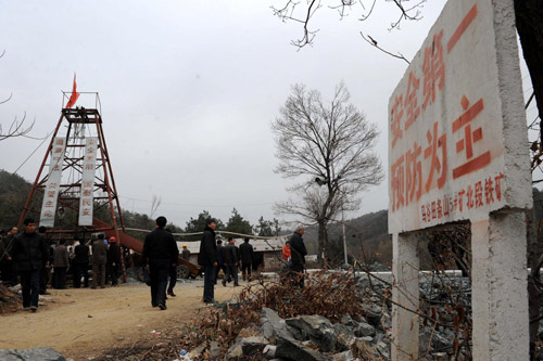 Rescue work ongoing for 11 trapped in mine