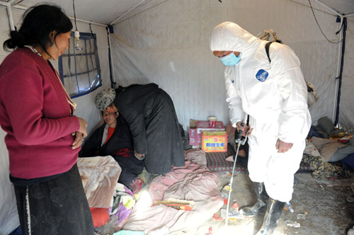 Yushu prevents disease breakout