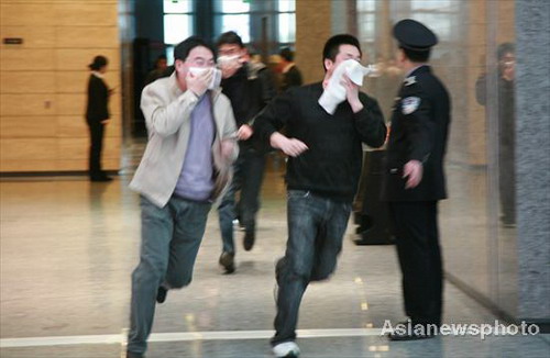 Emergency drill practiced in Shenyang