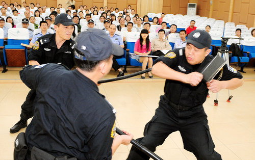 China increases safety measures around campuses