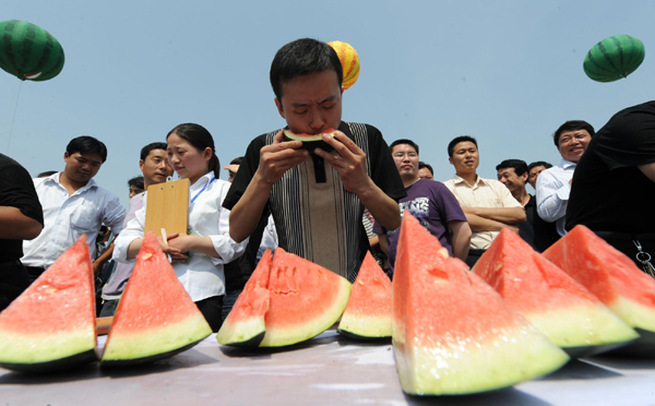 Watermelon gala held in Central China