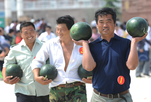 Watermelon gala held in Central China