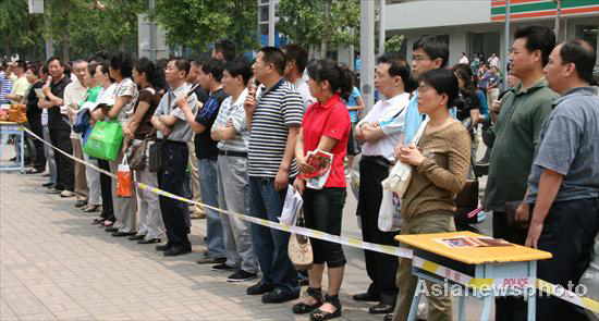 For parents, a long day of waiting, hoping