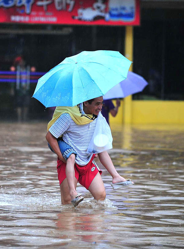 Heavy rains hit Guangxi