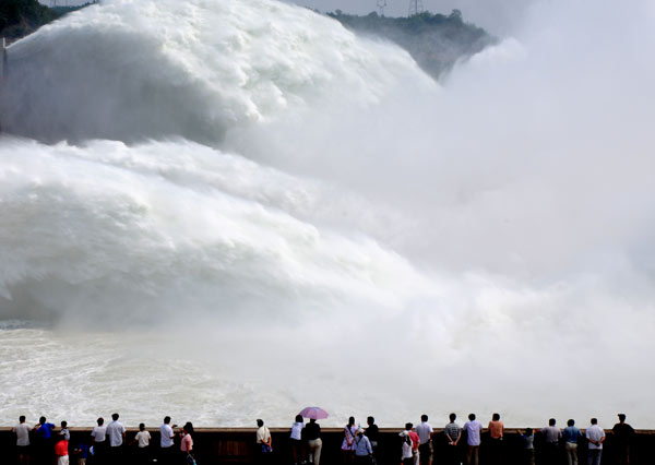 Sand-washing operation of Xiaolangdi Reservoir