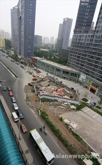 Last holdout in downtown Beijing