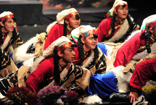 Traditional Tibetan performance in Spain