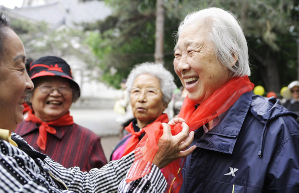 Elderly celebrate own Children's Day