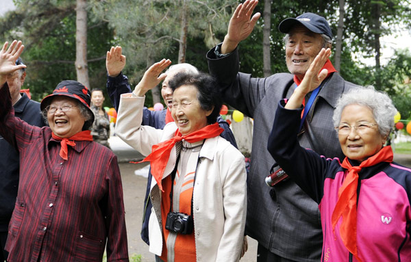 Elderly celebrate own Children's Day