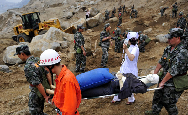 Emergency drill near Three Gorges Reservoir