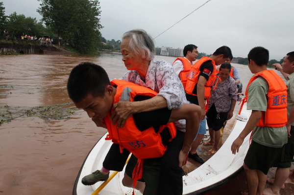 Floods affect 142,000 in Chongqing