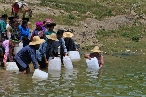 Long trek for water