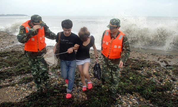 Muifa brings rain, wind to E China coast