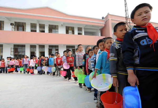 SW China city hit by severe drought