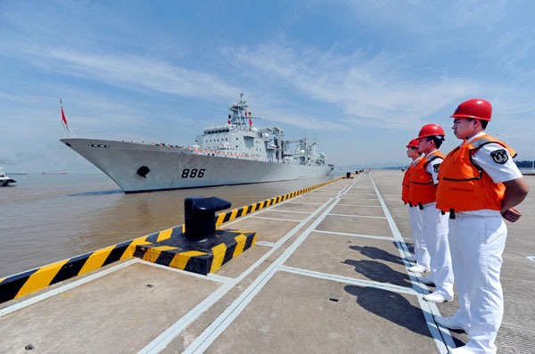 PLA naval fleet leaves for Gulf of Aden