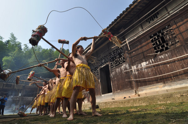 Prayer dance for good harvest