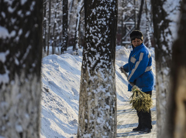 Temperatures plummet in many parts of China