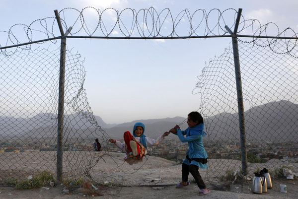 Afghan children in Kabul