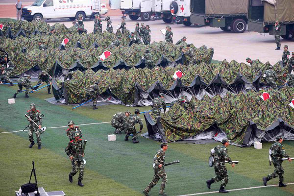 Major disaster drill in Beijing