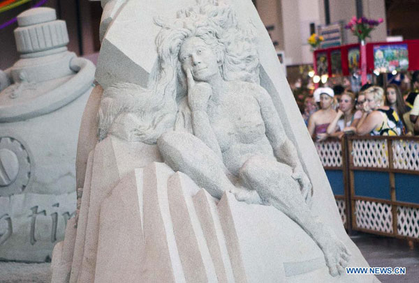 4th Intl Sand Sculpting Exhibition held in Canada