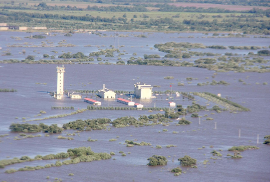 Relief efforts for flood area in NE China