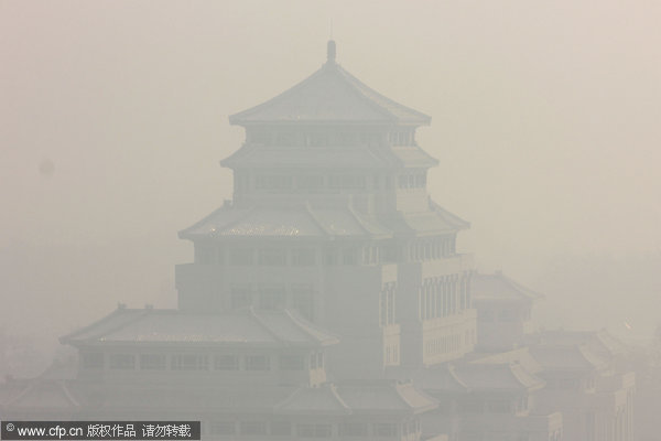 Henan chokes on lingering smog