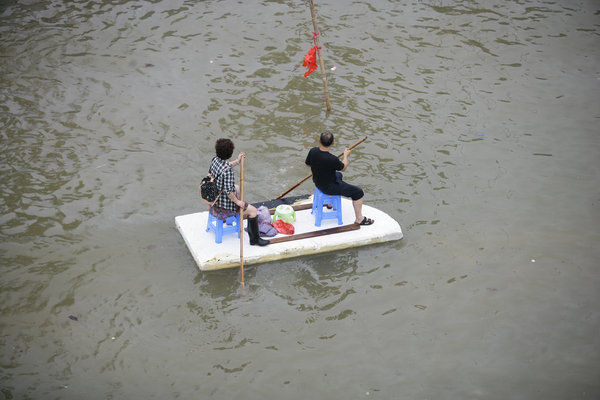 Life struggles on after devastating flood