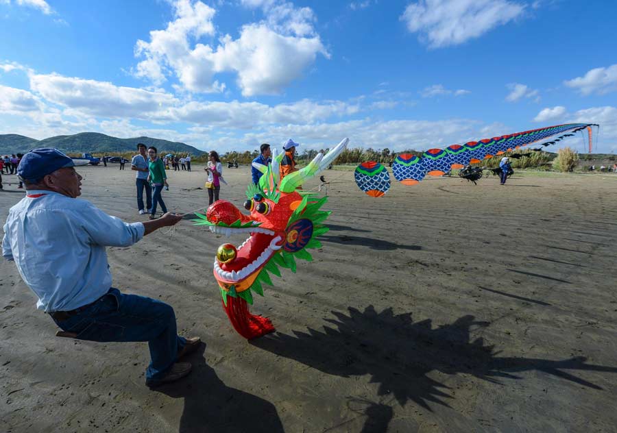 Kite festival held in E. China