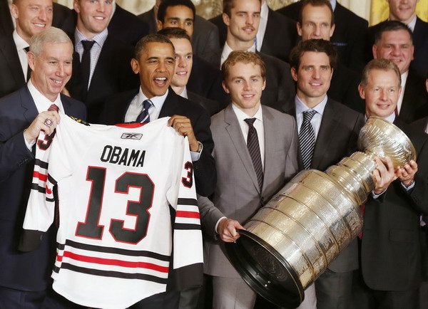 Blackhawks honored at White House