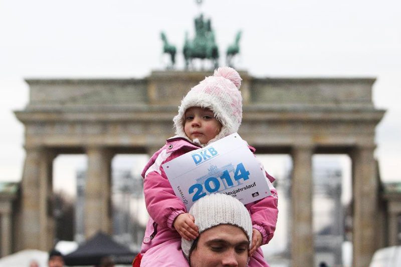 Runners attend 43th annual running event in Berlin