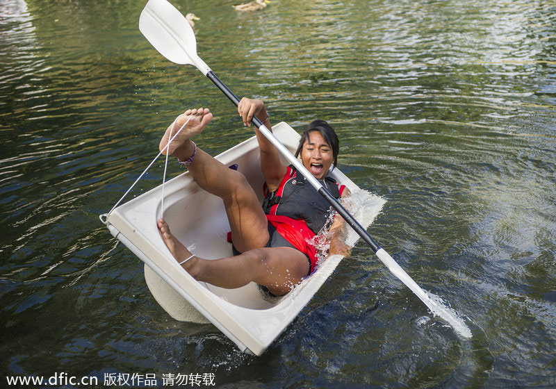 New Zealand bathtubbing races