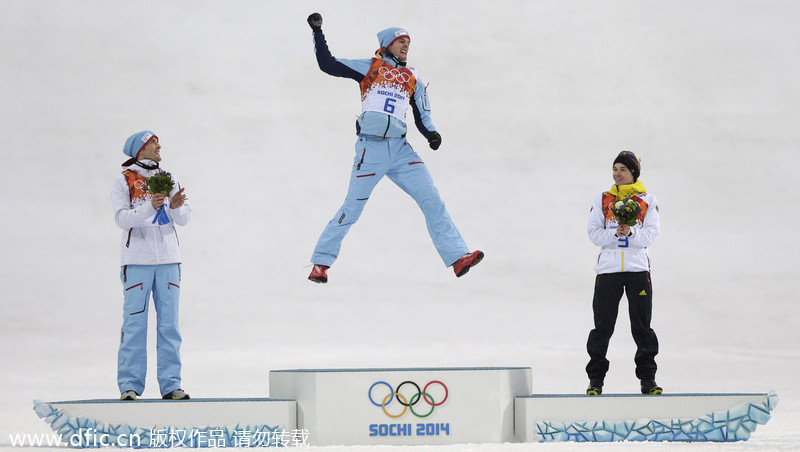 Top 10 moments of podium celebration in Sochi