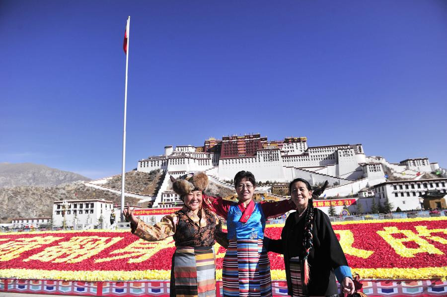 Tibet marks 55th anniversary of serfs' emancipation